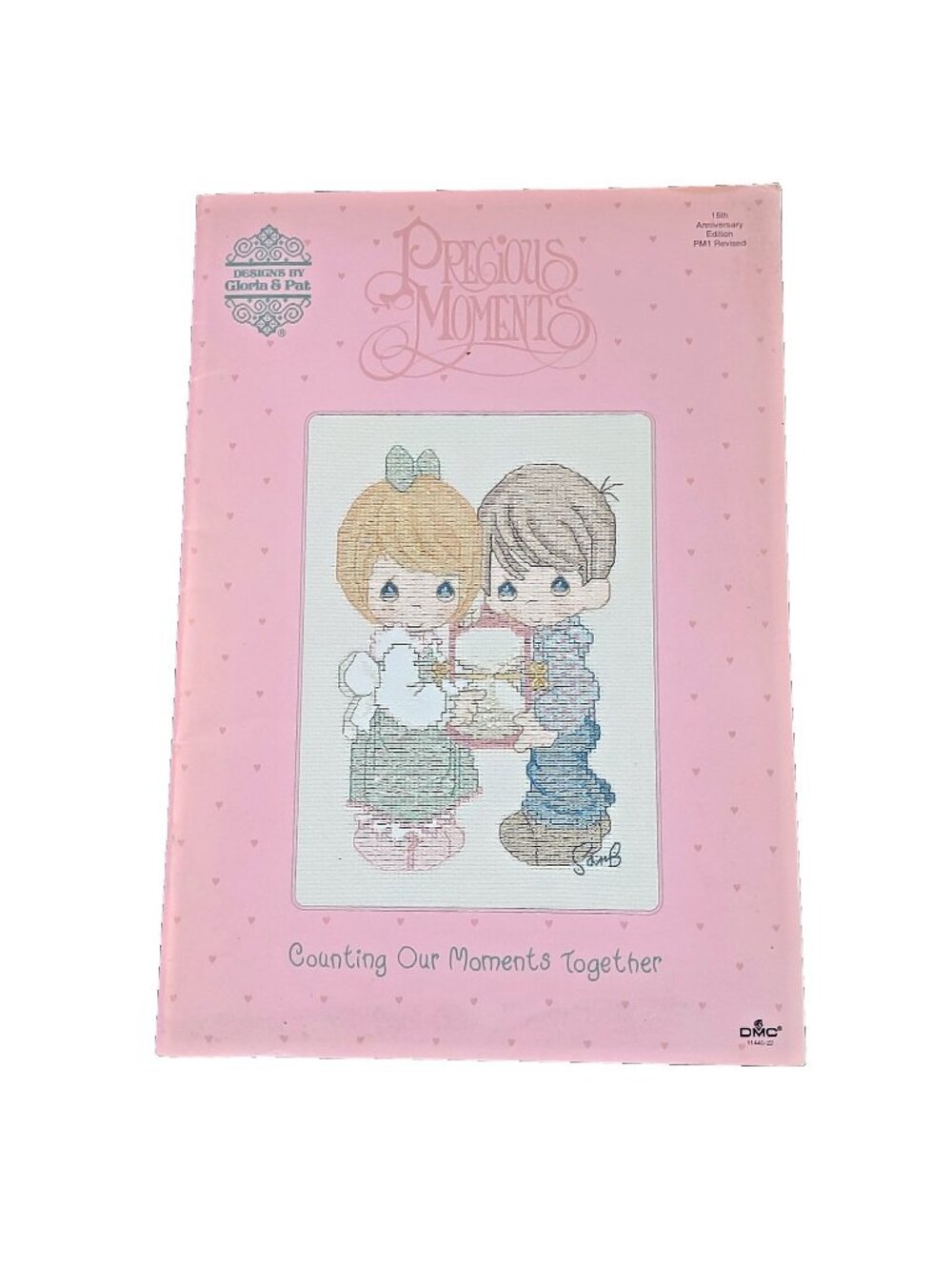 Precious Moments Counting Our Moments Together Cross Stitch Book PM1 Revised Vtg